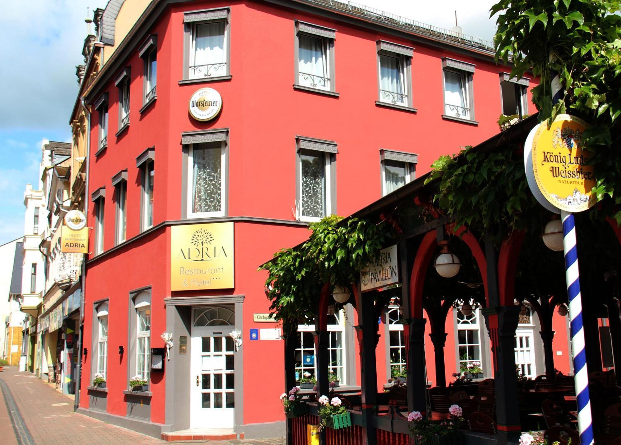 Hotel Restaurant Adria Kroatien Bad Ems Exterior foto